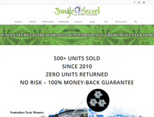 Tablet Screenshot of junglesecretwater.com